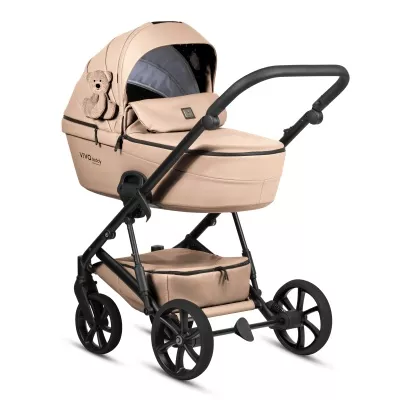Коляска Tutis VIVA 6 Teddy New 2 в 1, Creamy (1612111)