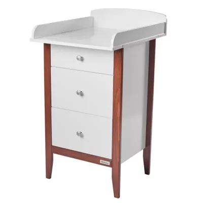 Комод Mr Sandman DELIGHT 3 ящика Белый/Светлый орех