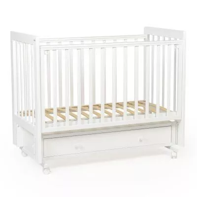 Кровать детская Tutis Cloud 4, белый, Маятник универсальный с ящиком